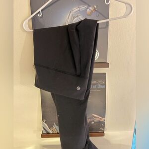 Low rise thick lululemon leggings